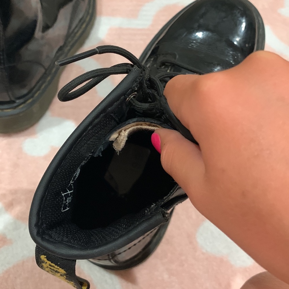 Girls Doc Martin solid black - Picture 5 of 6